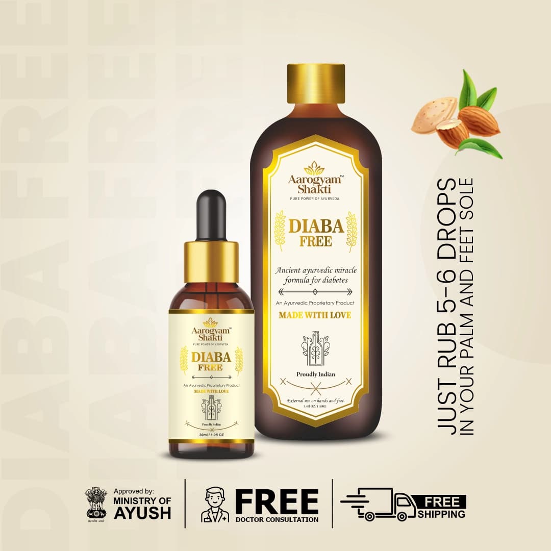 Vedobi Diaba Free Herbal External Use Liquid for Wellness Support (110ml + 30ml) — view 4