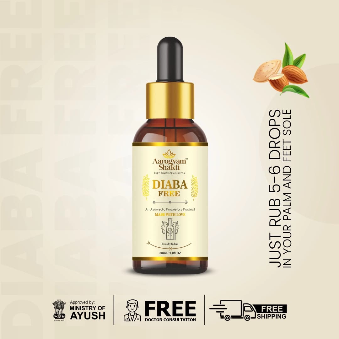 Vedobi Diaba Free Herbal External Use Liquid for Wellness Support (30ml) — view 4