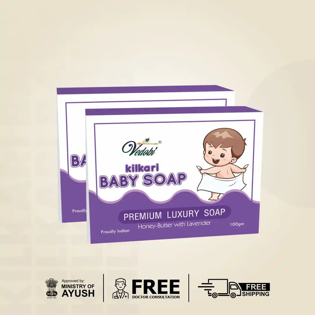 Kilkari Baby Soap Honey Butter With Lavender (Pack of 2) — view 4