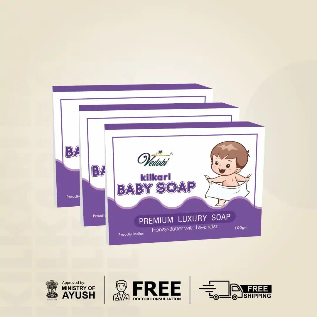 Kilkari Baby Soap Honey Butter With Lavender (Pack of 3) — view 4