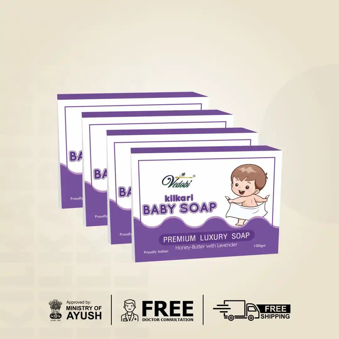 Kilkari Baby Soap Honey Butter With Lavender (Pack of 4) — view 4