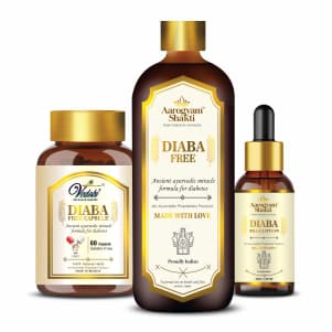 Vedobi Diaba Free Combo (110ml + 30ml + 60caps)
