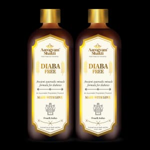 Vedobi Diaba Free Herbal External Use Liquid for Wellness Support (110ml + 110ml)