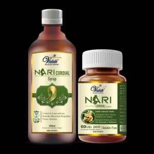 Nari Cordial Syrup 450ml + Nari Cordial Capsule