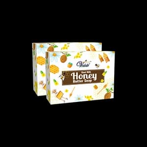 Payas-Goat Milk with Honey Butter Soap for Dry Skin (Pack of 2)