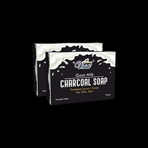 Payas-Goat milk Charcoal Soap for Oily Skin (Pack of 2)