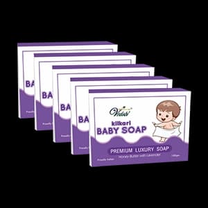 Kilkari Baby Soap Honey Butter With Lavender (Pack of 5)