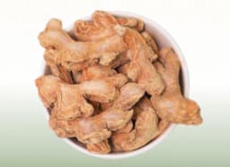 Dry ginger (Zingiber officinale)