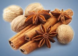 Cinnamon and nutmeg